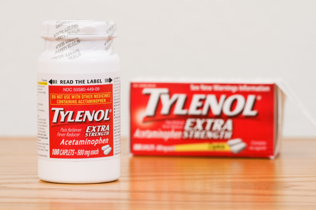 Tylenol for braces pain